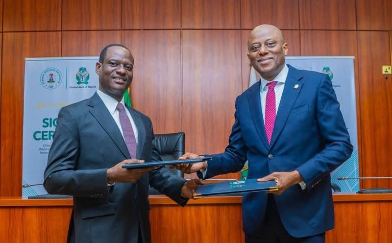 CBN, Finance Ministry Seal New Pact to Strengthen Nigeria’s Economic Stability